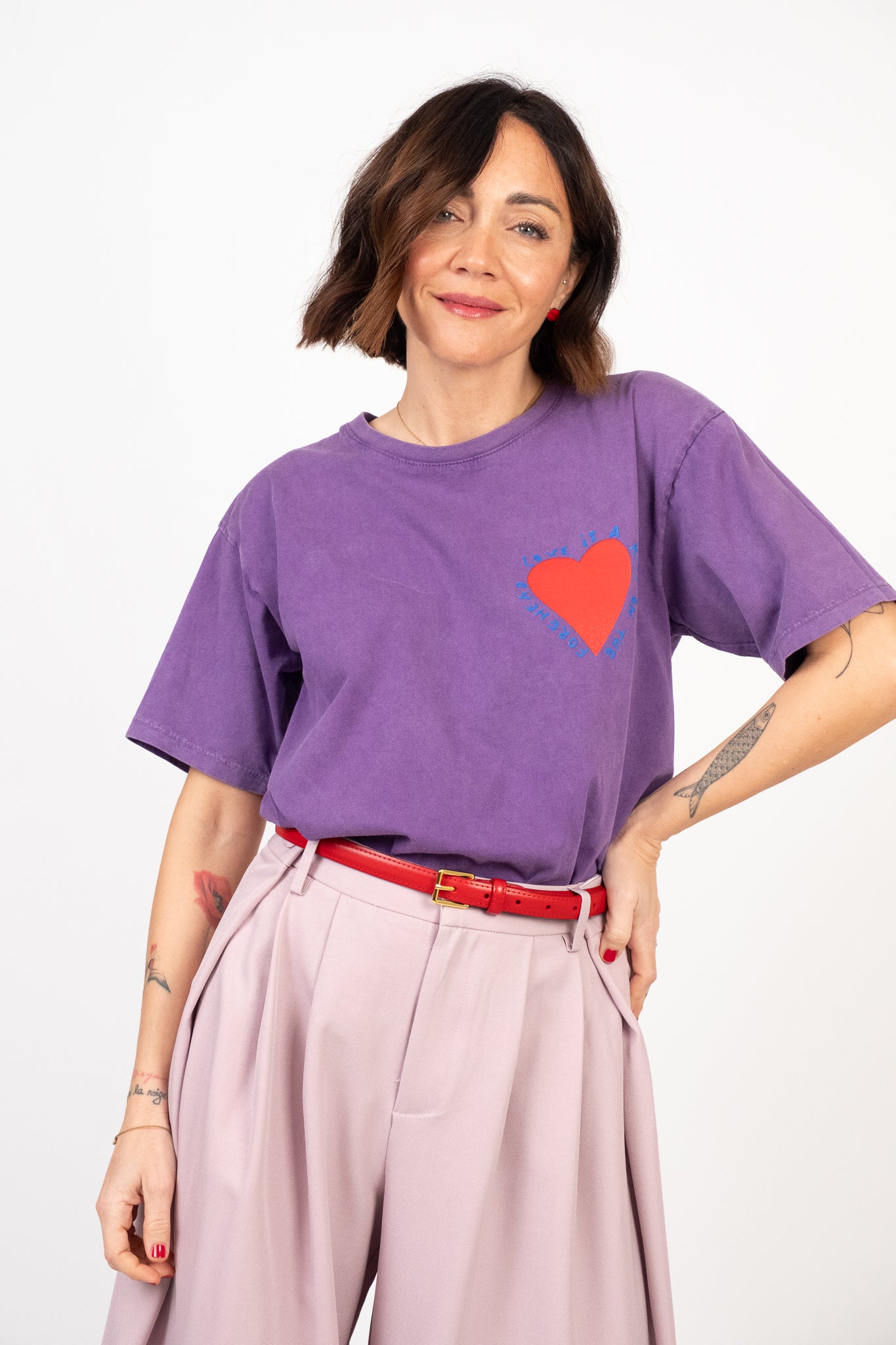 T-shirt Love is a kiss