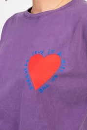 T-shirt Love is a kiss