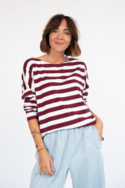 T-shirt over taglio laser Maxi riga