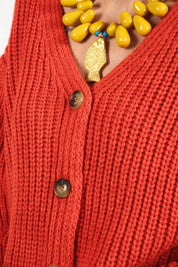 Cardigan Pop of Color