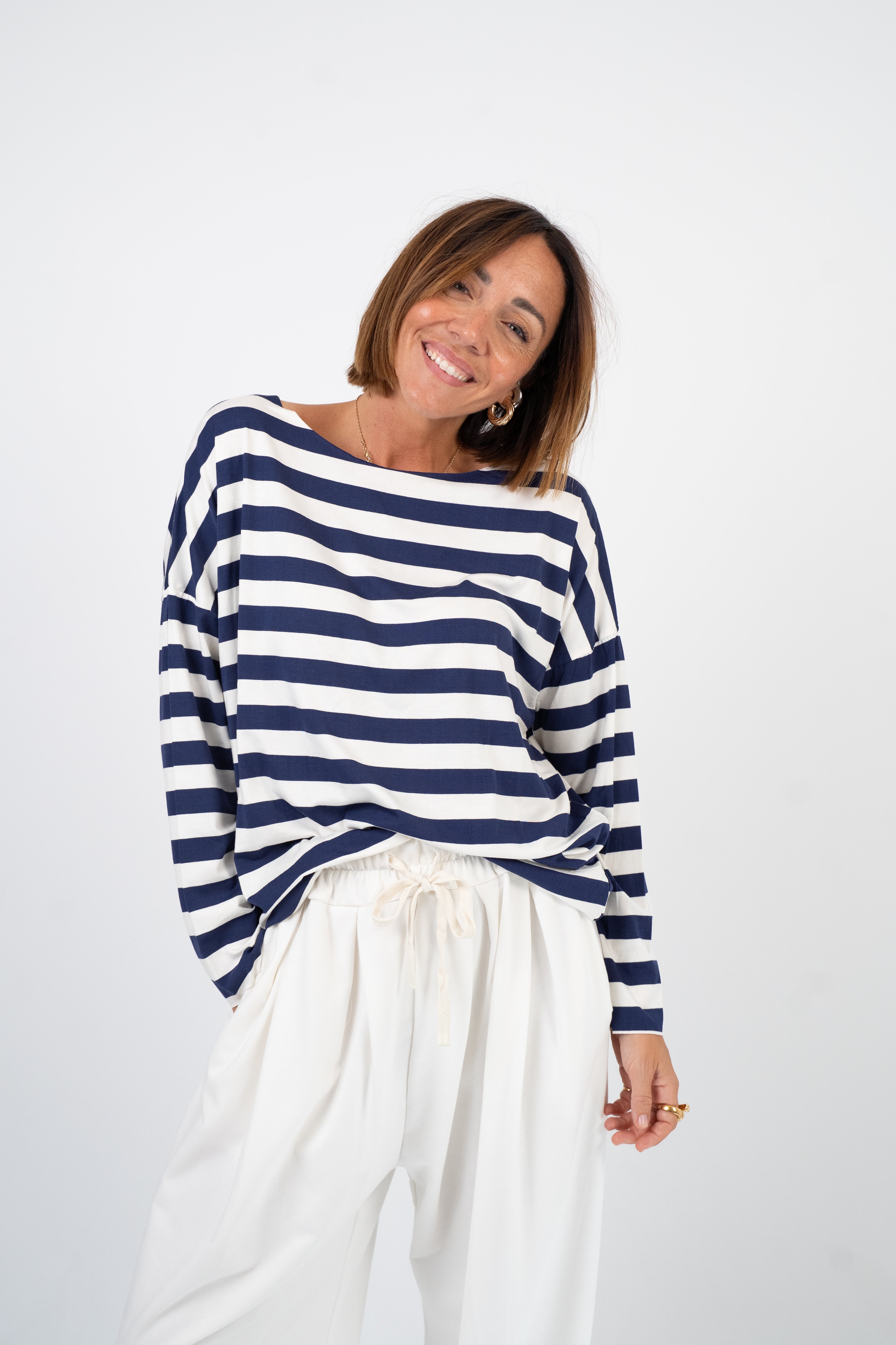T-shirt over taglio laser Maxi riga