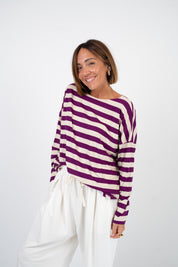 T-shirt over taglio laser Maxi riga