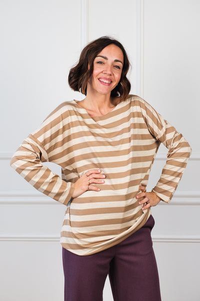 T-shirt over taglio laser Maxi riga
