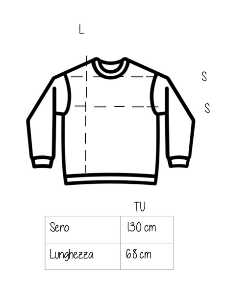 T-shirt over taglio laser Maxi riga
