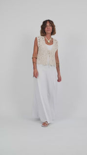 Gilet Macramè