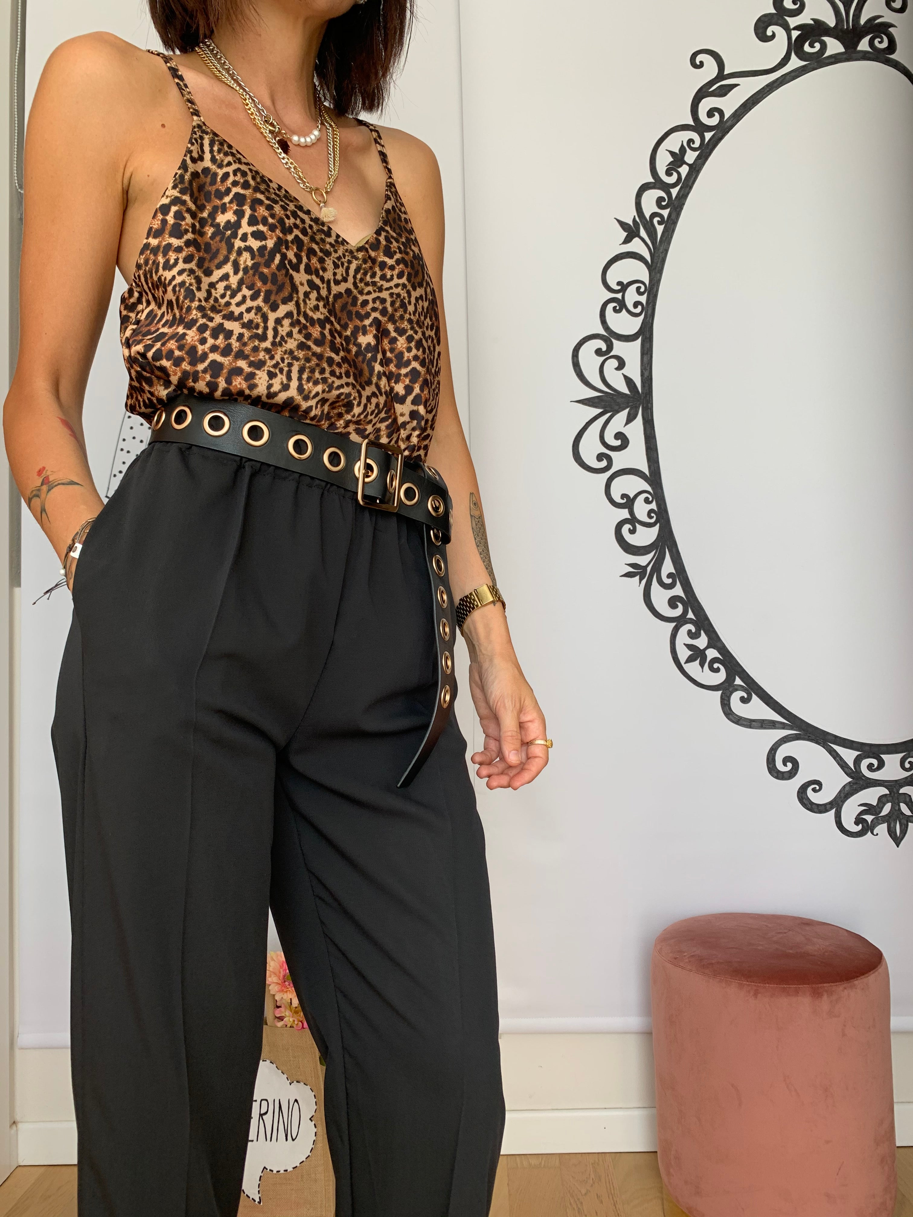 Top in satin
